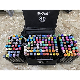 Bút màu Marker Touch Cool họa cụ tô màu dạ vẽ tranh anime Bộ 30/60/80 -B66