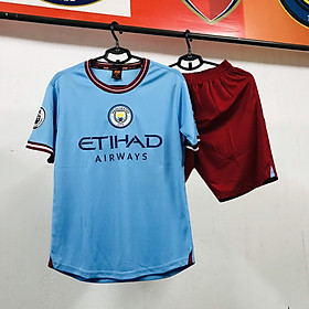 Bộ đá bóng gai mè mới nhất CLB Manchester City sân nhà cao cấp 2022