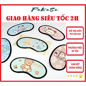 Miếng Che Mắt , Bịt Mắt Ngủ Hoạt Hình Dễ Thương - Hàng Chính Hãng - Họa tiết ngẫu nhiên