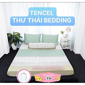 Mua Tencel THƯ THÁI (100 mẫu )4 món nệm 5-27cm ÔM DÂY KHOÁ