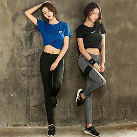 Set Bộ đồ quần Legging áo thun thể thao nữ