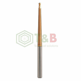 Dao Phay Cầu Cổ Côn R0.3x12 x50L Union Tool Model HTNB2006-120-1,Dao phay ngón gia công sau nhiệt