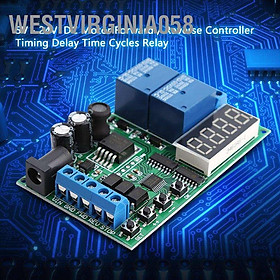 Westvirginia058 5V - 24V Motor Forward Reverse Controller Timing Delay