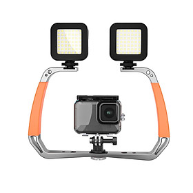 Telesin Lặn Rig Rig Handheld Video Dive Light Stabilizer Khay cho GoPro Max Hero 11 10 9 8 7 6 5 Phụ kiện SCUBA dưới nước