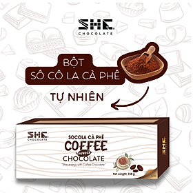 Socola bột Cà phê - Hộp 150g - SHE Chocolate. Hương vị đậm đà