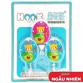 Mua Vỉ 3 Móc Dán Tường - Ao Yi Jia 265 (Mẫu Màu Giao Ngẫu Nhiên)