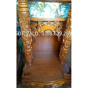 Mua Bàn Thờ Thần Tài Ông Địa 68-108cm gỗ Căm Xe 100%