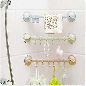 Mua Thanh treo đồ 6 móc hít chân không siêu chắc