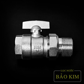Mua Van bi đồng thau kết nối rắc co DN25 được sử dụng cho đường ống có kích cỡ DN25 – 1″ – 33mm