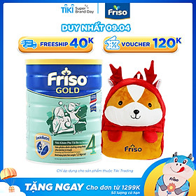 Sữa Bột Friso Gold 4 Cho Trẻ Từ 2-4 Tuổi 1.5kg + Tặng Balo Shiba