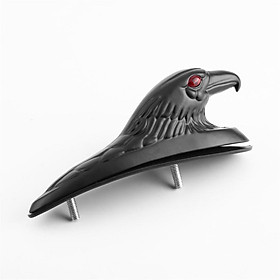 Motorcycle Eagle Chrome Hood Atv Front Fender Frame Black