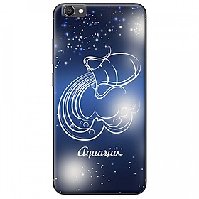 Ốp lưng dành cho Vivo Y55 mẫu Cung hoàng đạo Aquarius (xanh)