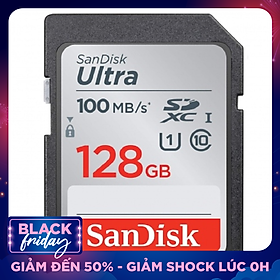 Thẻ Nhớ SDXC SanDisk Ultra 128GB UHS-I 100MB/s - Hàng Nhập Khẩu