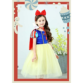 Váy đầm cho bé hoá thân công chúa Bạch Tuyết