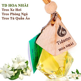 Tinh Dầu Nguyên Chất Treo Xe Hơi, Treo Phòng Gia Đình| Tự Chọn Mùi, Có Kiểm Định Chất Lượng| Tinh Dầu TIDAMO Treo Thơm Phòng, Khử Mùi Xe Hơi, Thư Giản và Đuổi Muỗi - Hoa Nhài - Jasmine