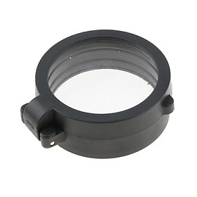Protective Cover Lens Caps Protector - /1.73" for Telescope Black
