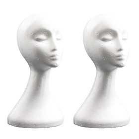 Female Mannequin Head Lifesize Jewelry Glasses Hat Wig Display Stand Rack