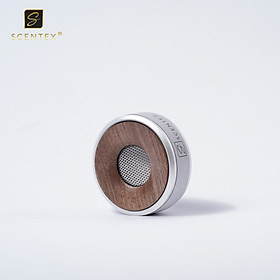 Nước hoa xe hơi cao cấp Scentex SCENT SOUND 100% Organic, được làm từ hợp kim kim ALUMINUM cắt CNC công nghệ cao kết hợp với bên trong là Gỗ Hoàng Đàn có mùi thơm nức tự nhiên, bên trong ruột bông có thể thấm hút tinh dầu khuếch tán mùi hương, khử mùi, diệt khuẩn hiệt quả - Hàng Chính Hãng