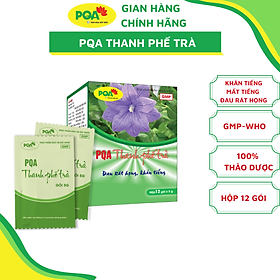 Thanh Phế Trà PQA Hỗ Trợ Giảm Ho, Đờm Và Đau Rát Họng Dùng Cho Người Bị Ho Do Thay Đổi Thời Tiết Hộp 12 Gói