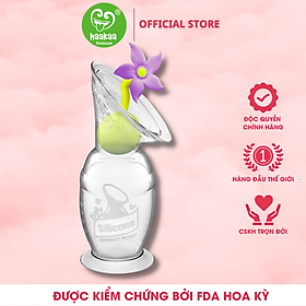 Mua Combo Cốc hứng sữa Gen.2 và Nút hoa chặn Haakaa. Chất liệu silicone cao cấp  an toàn. Không chứa BPA  PVC và phthalate