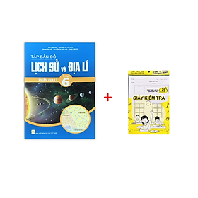 Ảnh bìa Sách - Tập bản đồ Lịch sử và Địa lí lớp 6 - Phần Địa lí