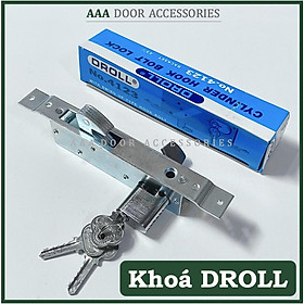 Khóa droll âm móc, khoá đơn móc cửa kéo Đài Loan