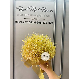 Mua - BÓ HOA CƯỚI CẦM TAY CÔ DÂU KẾT CƯỜM HẠT CHÂU MÀU KEM MÀU VÀNG ĐỒNG MÀU BẠC ĐIỂM HOA LỤA SATIN
