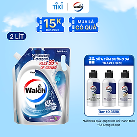 Túi nước giặt kháng khuẩn, khử mùi Walch 2L