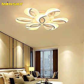 Đèn trần MATEL hiện đại trang trí nội thất sang trọng với 3 chế độ ánh sáng - kèm điều khiển từ xa - (150).