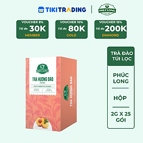 Trà đào túi lọc 2g x 25 gói Phúc Long