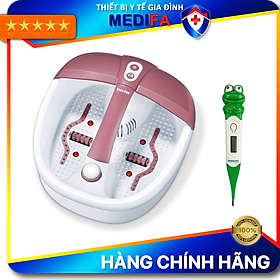 Bồn Ngâm Chân Massage Đa Năng Hồng Ngoại Có Hương Thơm Beurer FB35 + Tặng Nhiệt Kế Điện Tử Đầu Mềm Medilife ( hình thú ngẫu nhiên )