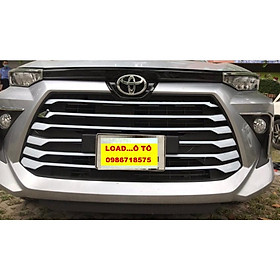 Ốp Trang Trí Calang Xe Toyota AVANZA 2022-23 Mẫu Inox Sáng Bóng Cao Cấp