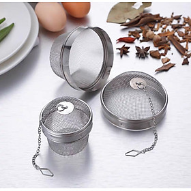 Mua Dụng cụ lọc trà  gia vị  thảo quả inox 304 KT 11x9 5cm( tặng hộp đựng giấy vuông giả mây)