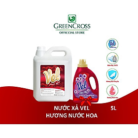 NƯỚC XẢ VẢI VEL CAN 5L - TẶNG 1 CHAI XẢ VEL ĐẬM ĐẶC 800ML CÙNG LOẠI