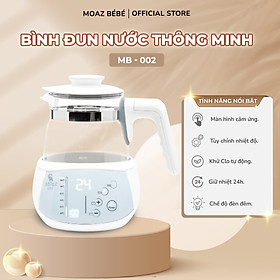 Mua Bình đun nước pha sữa thông minh khử Clo và giữ nhiệt 24 giờ Moaz Bébé MB002 - Hàng chính hãng