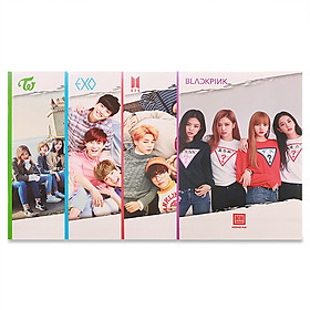 Vở 4 ly ngang 200 trang South Star Kpop 0753 (10 quyển) - Giao màu ngẫu nhiên