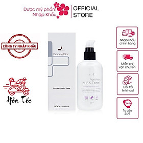 Nước hoa hồng, Toner dưỡng trắng, mờ thâm nám, chống lão hóa, dưỡng ẩm làm sạch da GoodnDoc Purifying pH 5.5