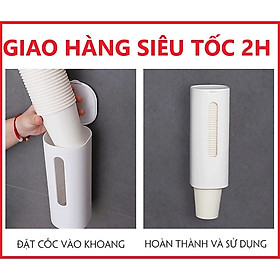 Giá lấy cốc tự động - Hộp đựng cốc giấy,cốc nhựa