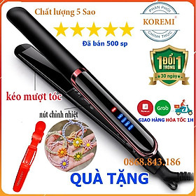 Máy làm tóc duỗi tóc, kẹp thẳng, ép tóc, uốn cúp làm tóc xoăn lọn đa năng 3in1 Koremi NA_8868 Bảo Hành 12 tháng