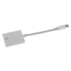 SD Card Camera Reader Adapter Cable For Apple IPhone X 8 Plus, IPad Mini Air