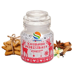 Mua Hũ nến thơm tinh dầu Bartek Scandinavian Christmas 130g QT06657 - gừng  táo  quế  Nến thơm Hỗ trợ khử mùi  nến trang trí  thơm phòng  thư giãn  Hỗ trợ khử mùi (giao mẫu ngẫu nhiên)
