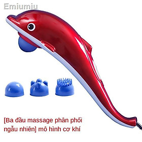 ☜□Gậy massage điện đa năng cá heo, vai gáy, cột sống cổ, lưng, chân