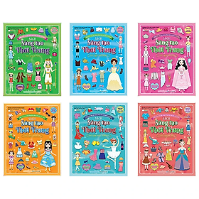 Combo Sách Sáng Tạo Thời Trang (6 Cuốn) (Hơn 600 Stickers) - t.hờ