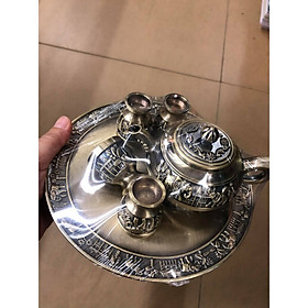 Mua Bộ ấm ly hình voi bằng đồng