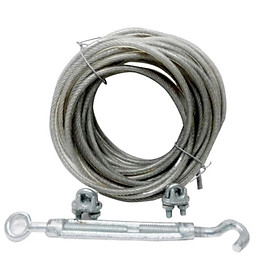 Mua Dây phơi quần áo thông minh  dây cáp thép bọc nhựa 5 ly kèm 2 khóa cáp và 1 tăng đơ