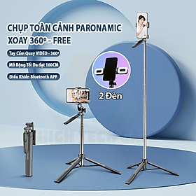 Gậy Chụp Hình Tay Cầm Chống Rung HighTechGate A36 Xoay 360o Chụp Toàn Cảnh