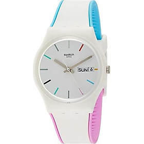 Swatch Women's Analogue Quartz Watch with Silicone Strap GW708