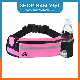 Túi đeo hông, đeo bụng tập gym, chạy bộ có ngăn để chai nước - Chính Hãng NAVIVU