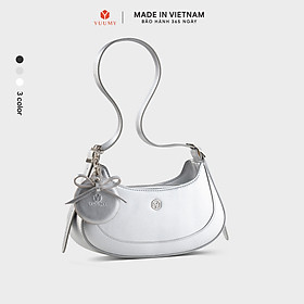 Túi Yuumy ( Thời trang nữ phối gương tròn và nơ xinh xắn - Túi đeo vai da Glossy YN345 )