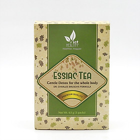 Trà Essiac Tea Viet Healthy, trà thảo dược Viethealthy thanh lọc cơ thể, củng cố miễn dịch, phòng ung thư, bảo vệ tim mạch, thận, gan, khớp, cung cấp vitamin, khoáng chất, đào thải độc tố